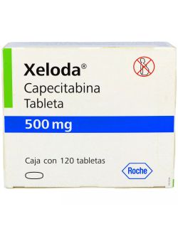 Xeloda 500 mg Caja Con 120 Tabletas.