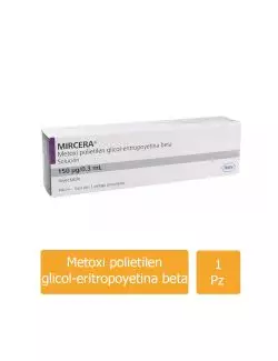 MIRCERA® 150 µg/0.3 ml (Metoxi Polietilen Glicol Eritropoyetina Beta) - Jeringa Prellenada- Roche - RX3