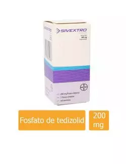 SIVEXTRO® 200mg (Tedizolid) - Solución Inyectable - Bayer -RX2