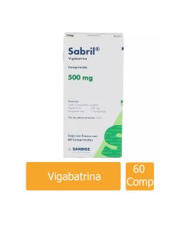 Sabril 500 mg Caja Con 60 Tabletas