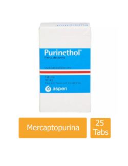Purinethol 50 mg Con 25 Tabletas
