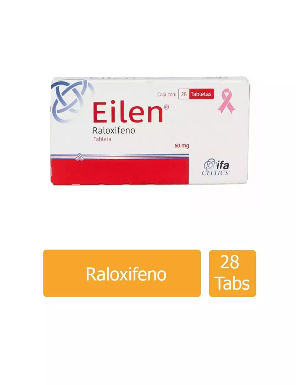 Eilen® 60 mg | 28 Tabletas | Raloxifeno | iffa CELTICS®