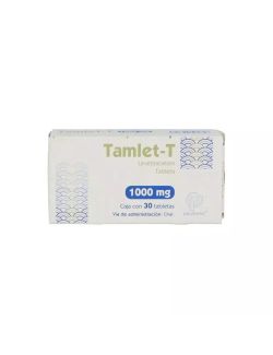 Tamlet-T 1000 mg Caja Con 30 Tabletas