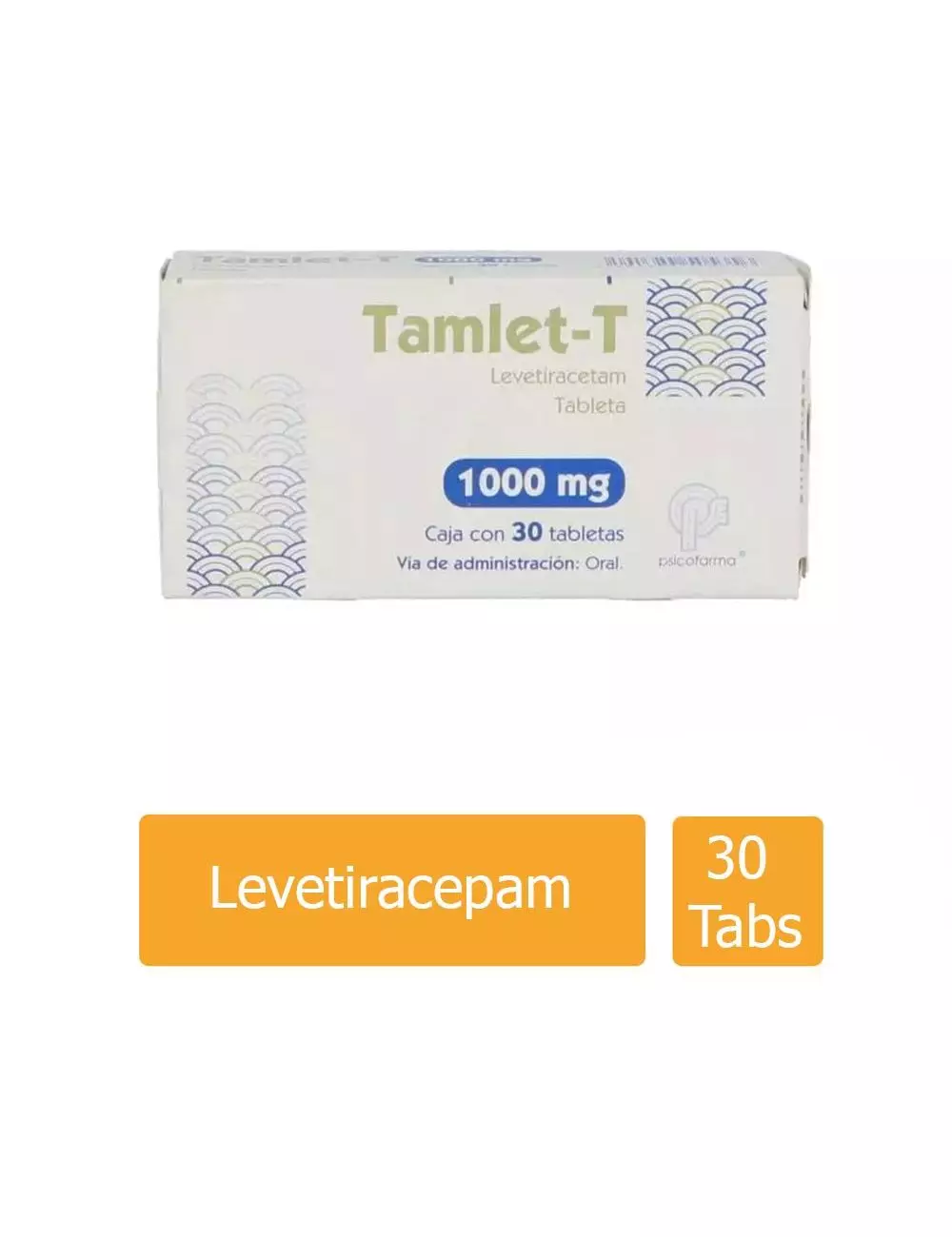 Tamlet-T® 1000 mg | 30 Tabletas (Levetiracetam) | Psicofarma
