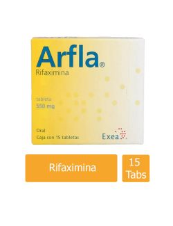 Arfla 550 mg Caja Con 15 Tabletas - RX2