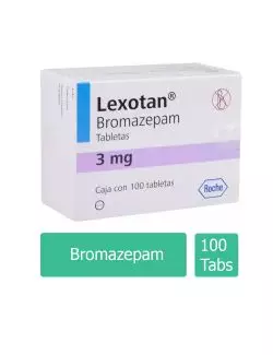 Lexotan 3 mg Caja Con 100 Tabletas - RX1.