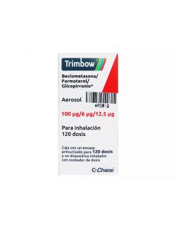 Trimbow 100 mg/6 mg/12.5 mg Aerosol Para Inhalación 120 Dosis - RX3