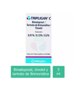 Tripligan C 0.01 mg / 0.15 mg / 0.5% Caja Con Frasco Gotero Con 5 mL