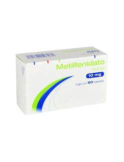 Metilfenidato 10 mg con 60 Tabletas-RX1
