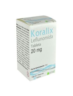 Koralix 20 mg Caja Con 30 tabletas