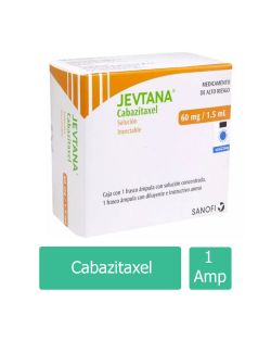 Jevtana Solución 60 mg / 1.5 mL Caja Con Frasco Ámpula