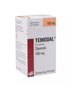 Temodal 100 mg Caja Con 5 Cápsulas En Sobres Individuales
