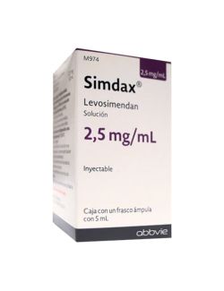 FRM-Simdax 2.5 mg Caja Con Frasco Ámpula Con 5 mL -RX3