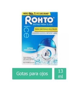 Rohto Ice Gotas Para Ojos Caja Con Botella Con 13 mL