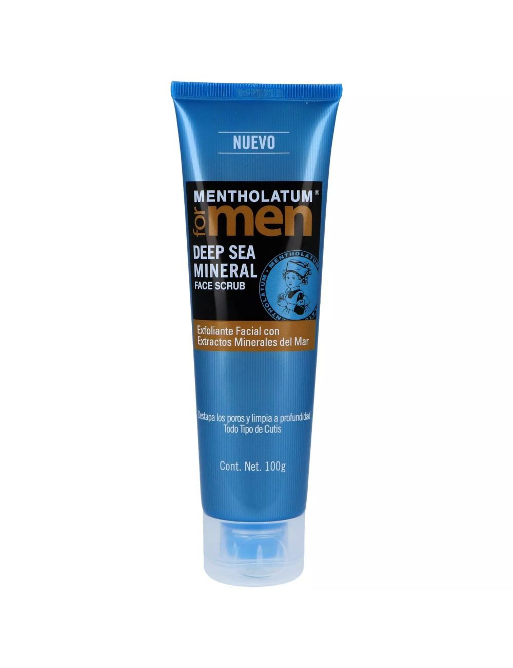 Exfoliante Facial Mentholatum For Men Tubo Con 100 g