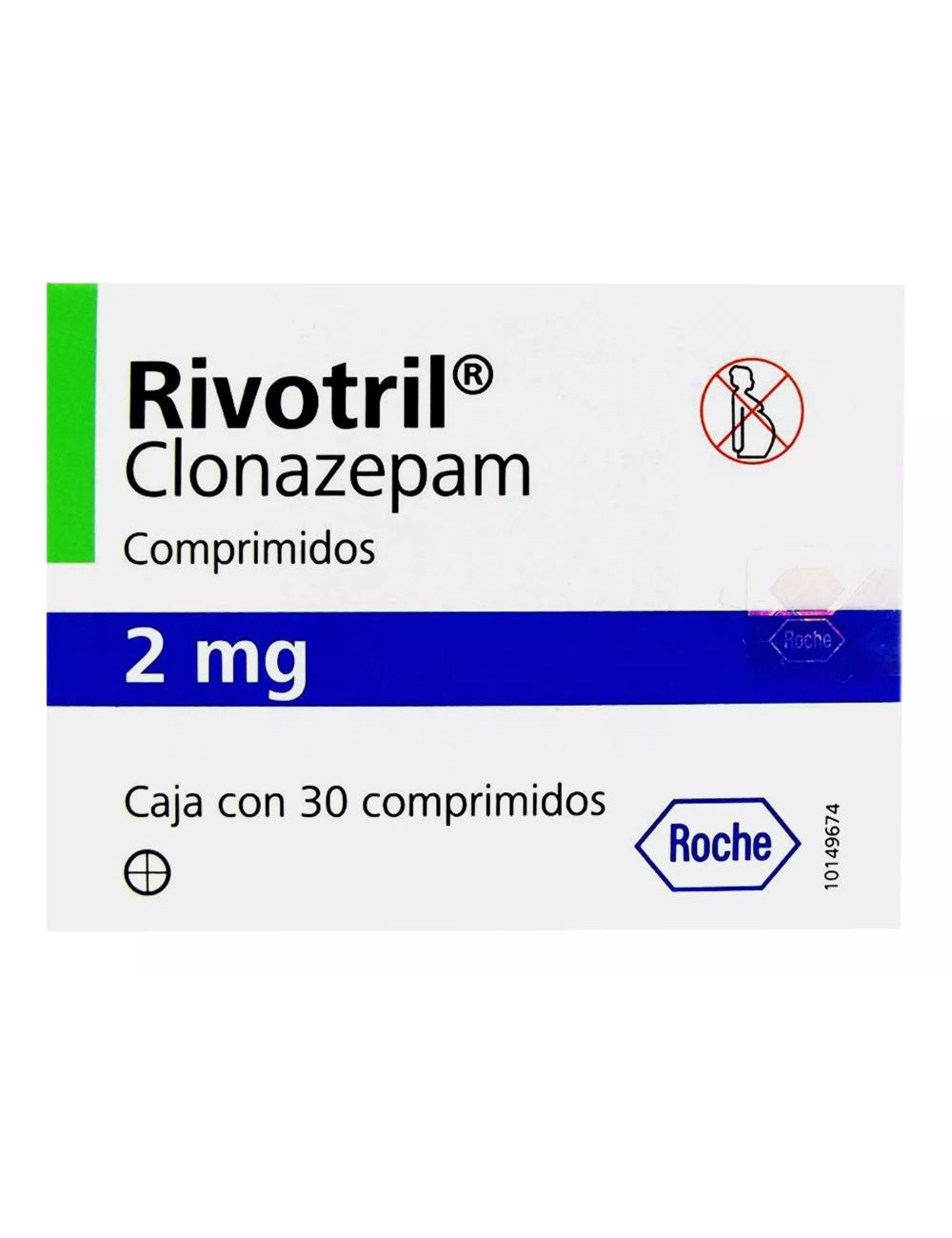 Precio Rivotril 2 mg con 30 comprimidos | Farmalisto MX