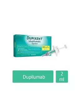 Dupixent® (Dupilumab) 300 mg/2 ml - Caja con 2 Jeringas Precargadas - Sanofi Genzyme - RX3