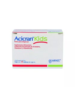 Acicran Kids Polvo Para Dispersar Caja Con 30 Sobres Con 1 g