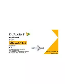 DUPIXENT® (Dupilumab) 200 mg/1.14ml - Caja con 2 Jeringas Prellenadas - Sanofi - RX3