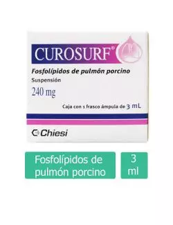 Curosurf® 240 mg (Fosfolípidos) - Frasco Ámpula de 3 ml - Chiesi - RX3