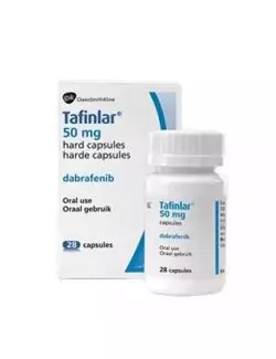 Tafinlar® (Dabrafenib) 50 mg - Frasco con 28 Cápsulas - GlaxoSmithKline