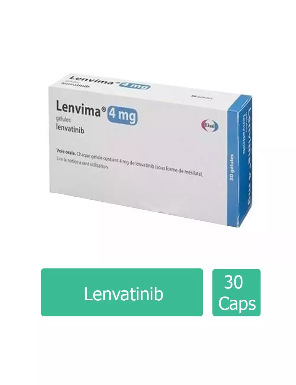 Lenvima® 4 mg (Lenvatinib) - 30 Cápsulas - Eisai