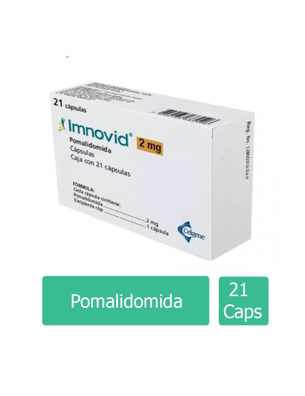 Imnovid® 2 mg (Pomalidomida) - 21 Cápsulas - Celgene