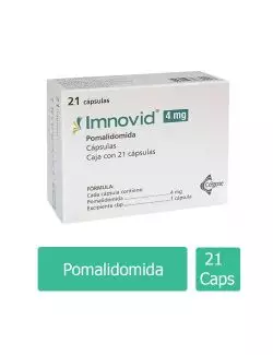 Imnovid® 4 mg (Pomalidomida) - 21 Cápsulas - Celgene