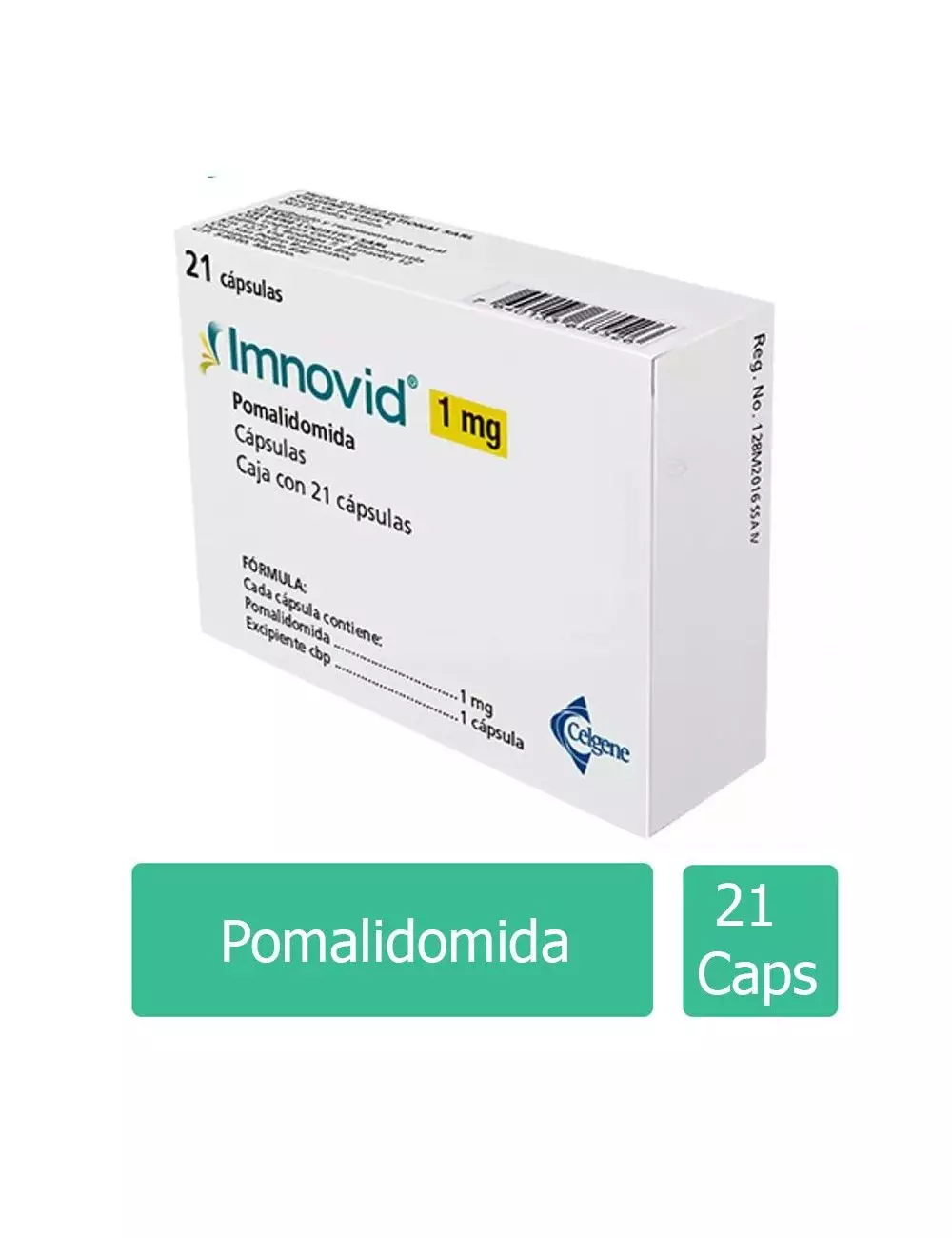 Imnovid® 1 mg (Pomalidomida) - Caja con 21 Cápsulas - Celgene