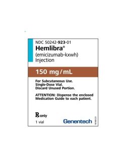 Hemlibra 150 mg Caja Con Frasco Ámpula Con 1 mL