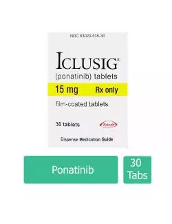 ICLUSIG® 15 mg (Ponatinib) - 30 Tabletas - Takeda