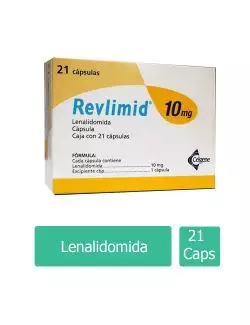 Revlimid® 10 mg (Lenalidomida) - 21 Cápsulas - Celgene
