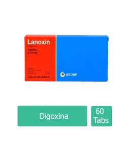 Lanoxin 0.25 mg Caja Con 60 Tabletas