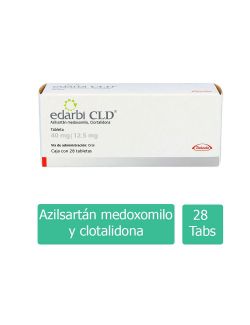 Edarbi CLD 40 mg /12.5 mg Caja Con 28 Tabletas