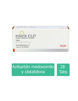 Edarbi CLD 40 mg /12.5 mg Caja Con 28 Tabletas