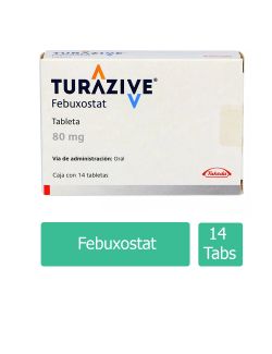 Turazive 80 mg Caja Con 14 Tabletas