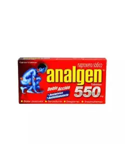 Analgen 550 mg 12 Tabletas