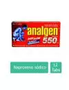 Analgen 550 mg 12 Tabletas