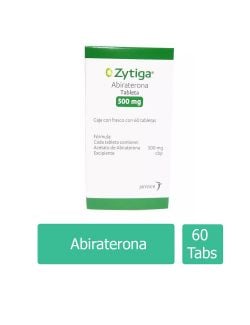 Zytiga® 500 mg (Abiraterona) - 60 Tabletas - Janssen