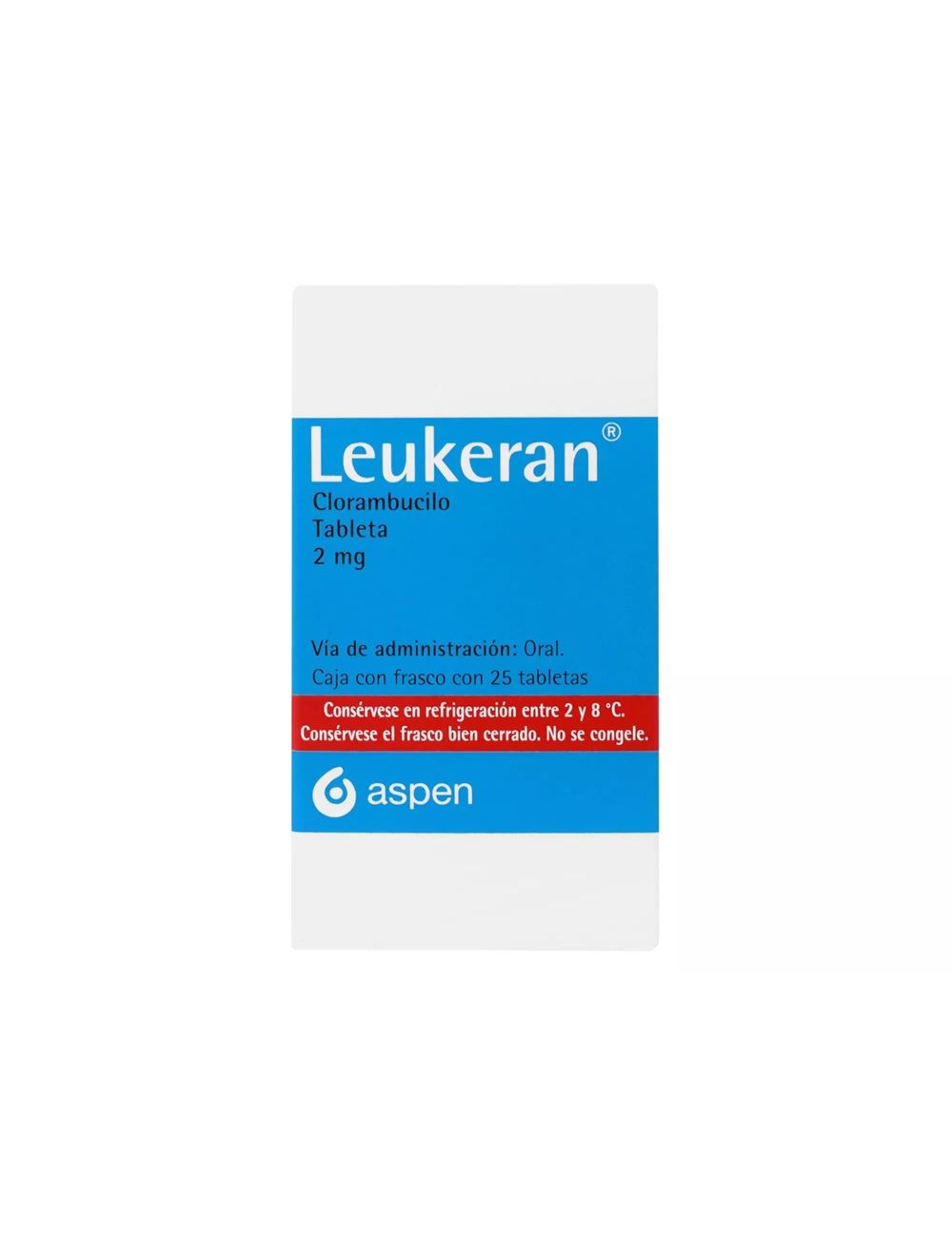 Leukeran 2 mg Caja Con Frasco Con 25 Tabletas - RX3