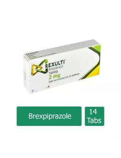 REXULTI® 2 mg (Brexpiprazol) - 14 Tabletas - Lundbeck
