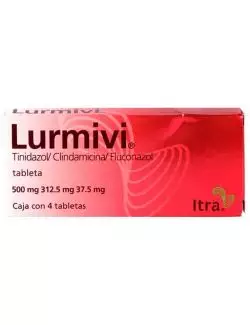 Lurmivi 500 mg/ 312.5 mg /37.5 mg Caja 4 Tabletas RX1