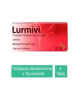 Lurmivi 500 mg/ 312.5 mg /37.5 mg Caja 4 Tabletas