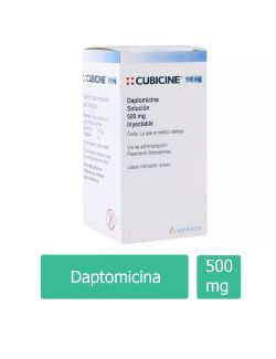 Cubicine Solución 500 mg Inyectable Caja con un vial - RX2 - RX3