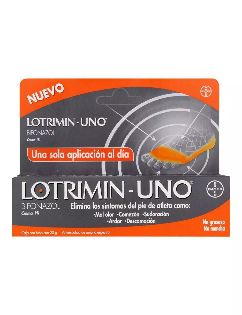 Lotrimin-Uno Caja Con Tubo Con 20 g