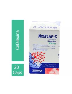 Nixelaf-C 500 mg Caja Con 20 Cápsulas