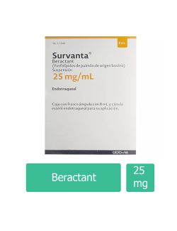 Survanta 25 mg Caja Con Frasco Ámpula - Rx3