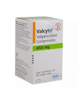 Valcyte 450 mg Caja Con Frasco Con 60 Comprimidos