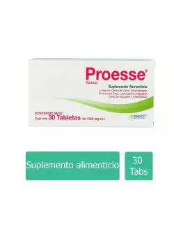 Proesse Suplemento Alimenticio Caja Con 30 Tabletas