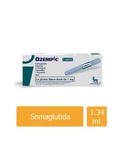 Ozempic 1.34 mg/mL Inyectable 1 mg Caja Con Una Jeringa Precargada Con 3 mL Y 4 Agujas Desechables - RX3